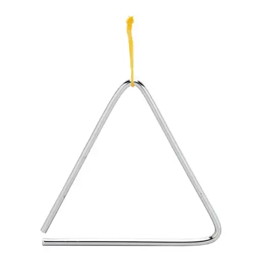 [3924] Steel triangle 20cm c/ stick ref. 01820
