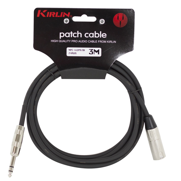 [4036] Cable Standart Micro Mpc-443Pr-3M Jack - Xlr M 24Awg
