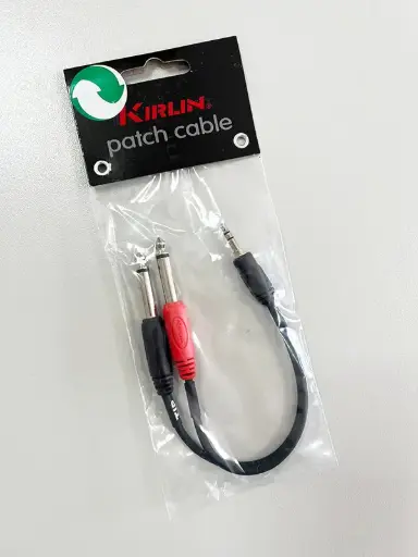 [4906] Cable Audio Ye-362-0.15M Mini Jack M - 2 Jack M