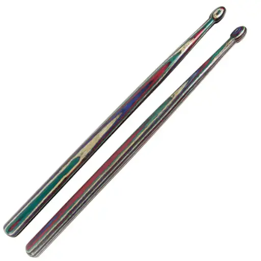 [5267] Sticks marching snare drum pair. ref. 03258