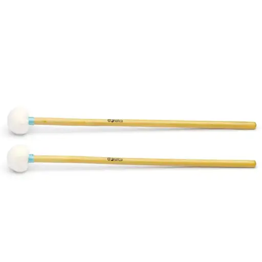 [6095] Timpani Mallets Blue Medium/Hard Ref. 6031 Bamboo
