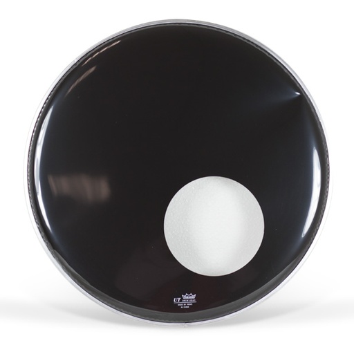 [6286] Drumhead 26" ut ebony standard hole aut-1026-es