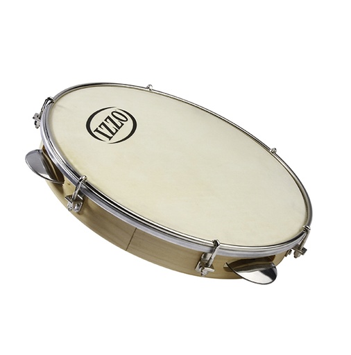 [6310] Pandeiro 10" Madera P/Piel Fino Izzo Ref. Iz4978