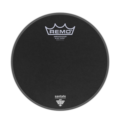 [7357] Drumhead 12" Ambassador Black Suede 30.5Cm Ref. 17952