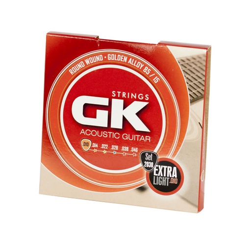 [7665] Juego Cuerdas Guitarra Acustica Gk2030 Medina Arti