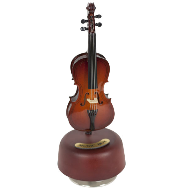 [8128] Caja De Musica Mini Violonchelo 20 Cms Dd014