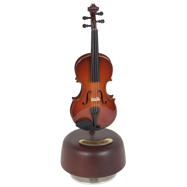 [8129] Music box mini violin 20 cms dd015