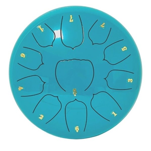 [8765] Tongue Drum 10"/25Cm 11 Tones