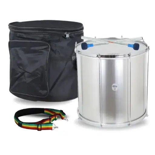 [8903] Pack Surdo Izzo 18"X45Cm 8 Div Iz7996 +Funda+Mazas+Correa (III)