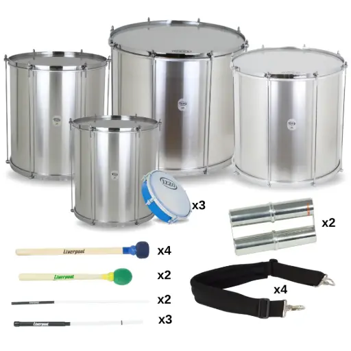 [8966] Pack Batucada Iniciación 9 Instrumentos Izzo