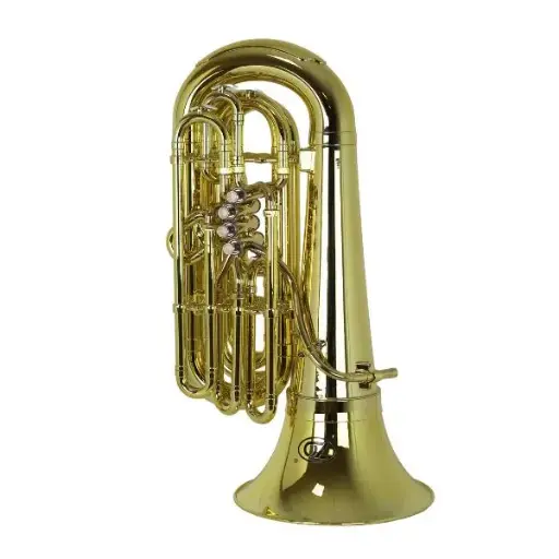 [9409] Gold Plated  3/4 Tuba ZTU-20 Sib