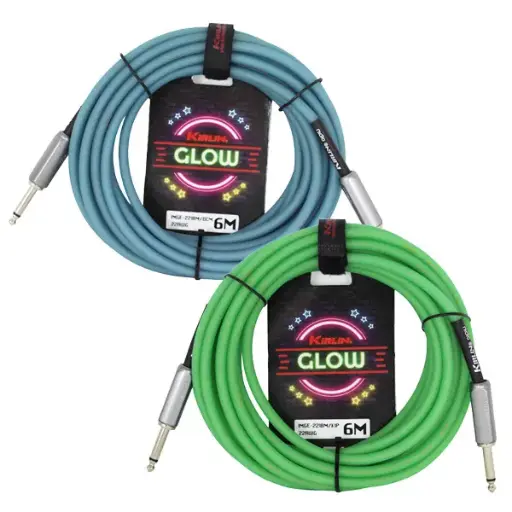[9620] Instrument Cable Glow Series Imge-221-6M Jack - Jack 22 Awg