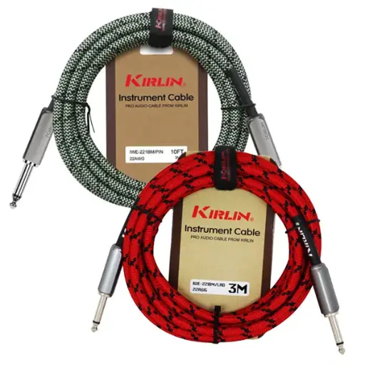 [9623] Kirlin Premium Instrument Cable Iwe-221Bm-3M Jack - Jack 22 Awg