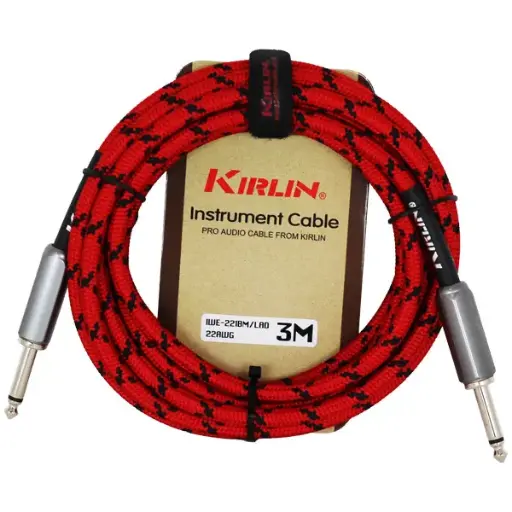 [9623] Kirlin Premium Instrument Cable Iwe-221Bm-3M Jack - Jack 22 Awg