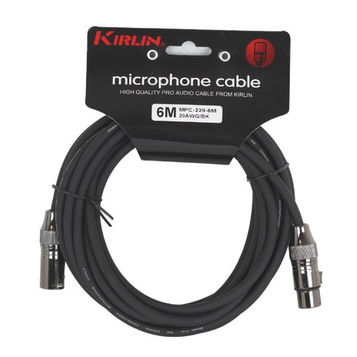 [1429] Micro Deluxe Cable Mpc-220-6M Xlr M - Xlr F 20 Awg