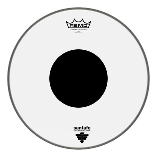 [2098] Drumhead 24" Controlled Sound Clear Black Dot 60.9Cm Ref. 11110
